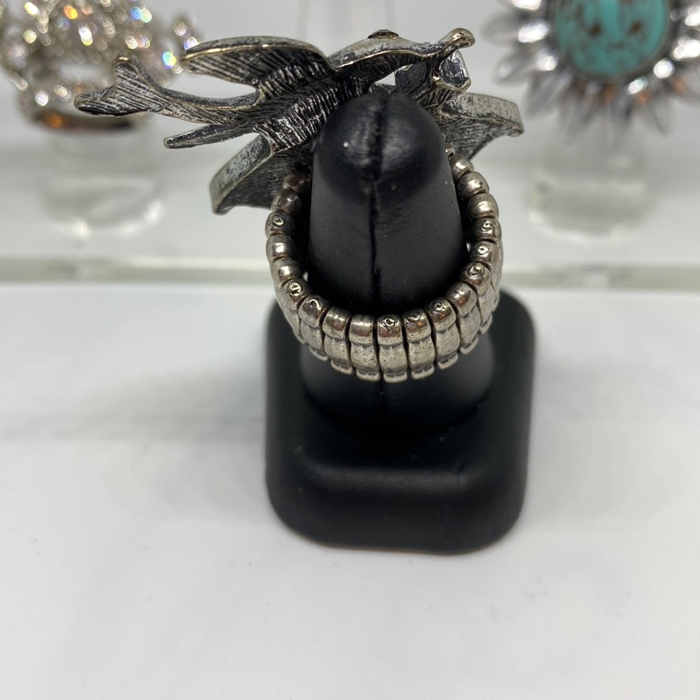 Four Fashion Jewelry Lucky Brand rings gently used - Picture 7 of 12